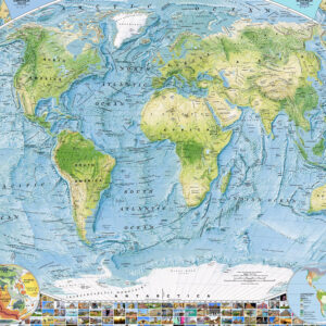 World Map - 1000 pieces Jigsaw Puzzle (64.6 cm x 47.6cm)