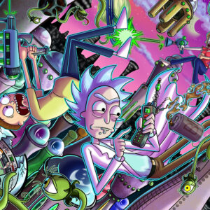 Adventures of Rick and Morty - 500 pieces Jigsaw Puzzle (47.6 cm x 34 cm)