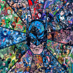Batman and Villains - 1000 pieces Jigsaw Puzzle (64.6 cm x 47.6cm)