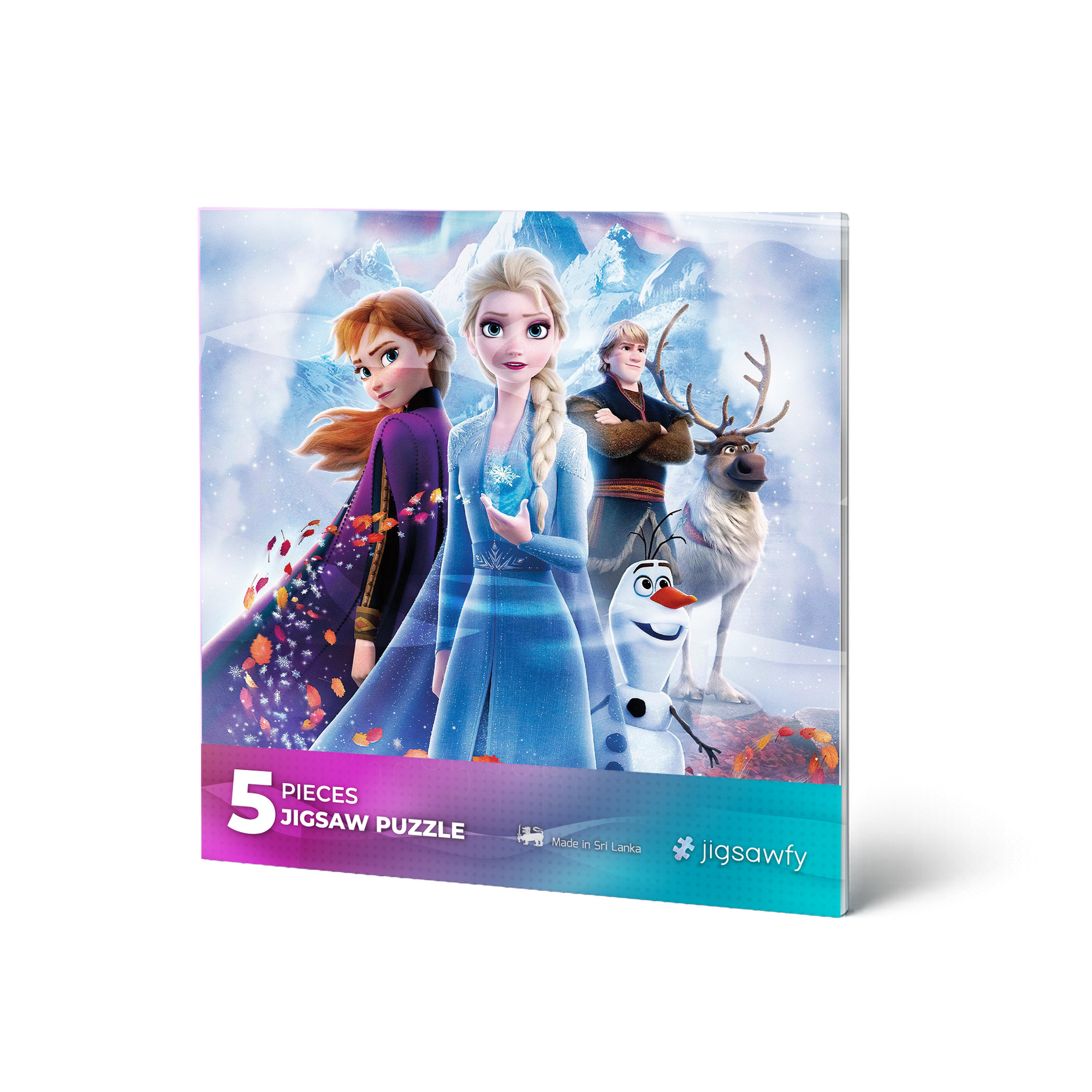 Cold never bothered me anyway - 5 pieces Jigsaw Puzzle (12cm x 12cm)