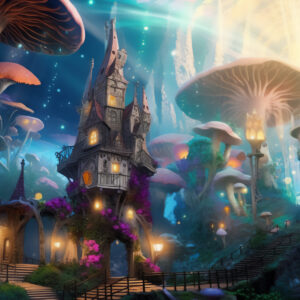 Mystic Mushrooms - 500 pieces Jigsaw Puzzle (47.6 cm x 34 cm)