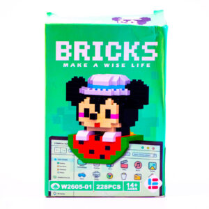 Melon Minnie - Bricks by Jigsawfy (228 pieces)