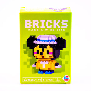 Mickey - Bricks by Jigsawfy (173 pieces)